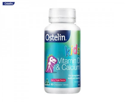 Ostelin 奥斯特林 儿童钙片+维生素D咀嚼片 90片（2-13岁适用）